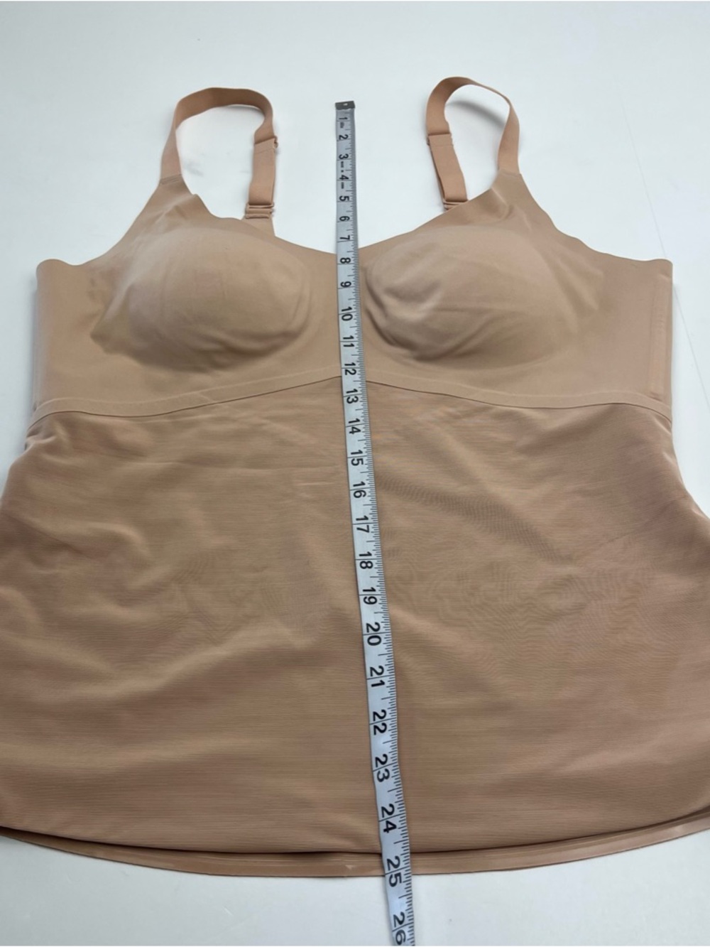Honeylove Tan Nude Camisole Tank Womens Size 1X ShapeWear Undergarment LWCM0102 - Picture 4 of 10